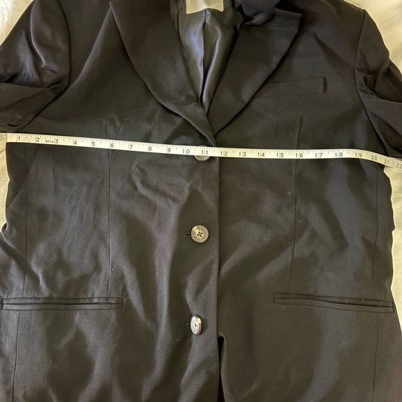 Everlane 80’s Italian Wool Black Blazer - Picture 12 of 13